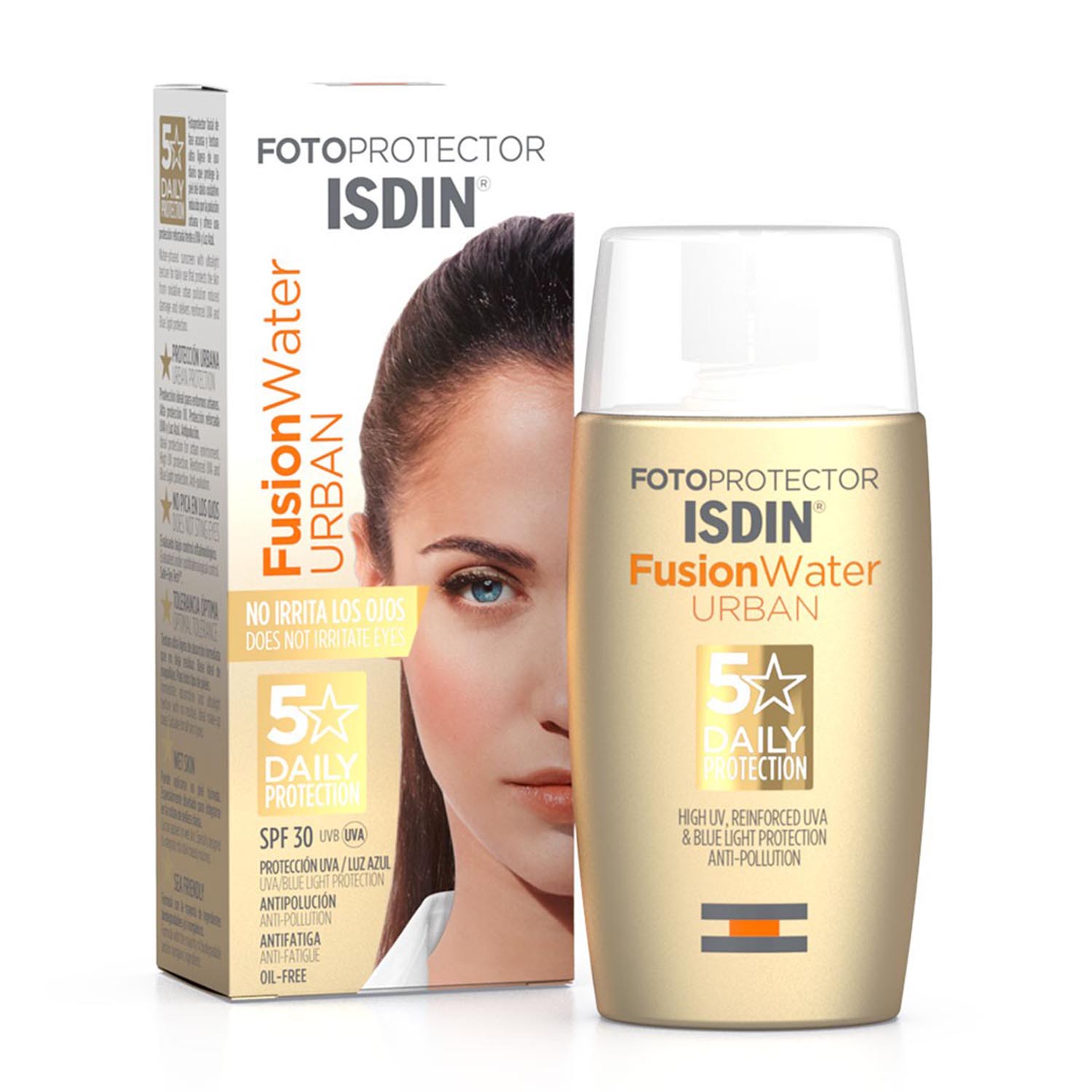Isdin Fotoprotector Fusion Water Urban Crema Spf30 Anti-Polucion Ultra Light 50Ml